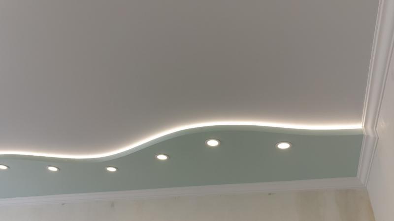 Двухуровневые натяжные потолки в Оренбурге