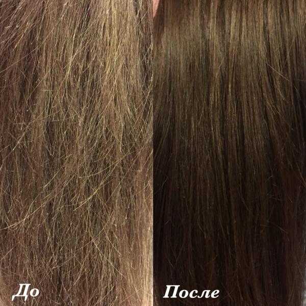 Алина:  Полировка волос