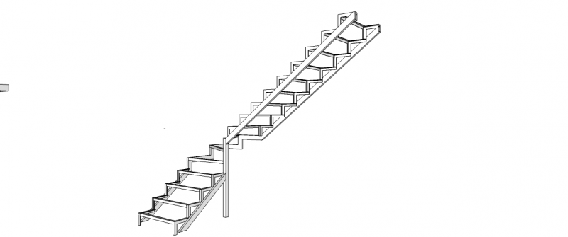 александр:  металлокаркас лестницы