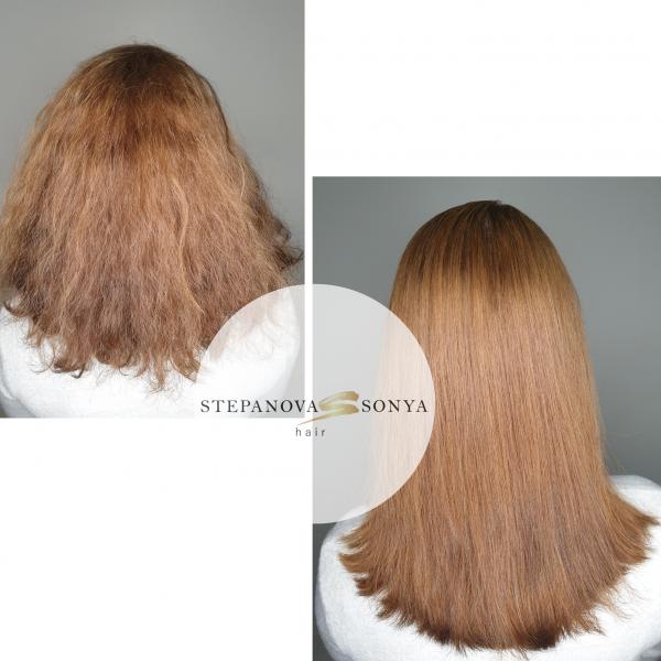 Софья:  Кератиновое выпрямление волос