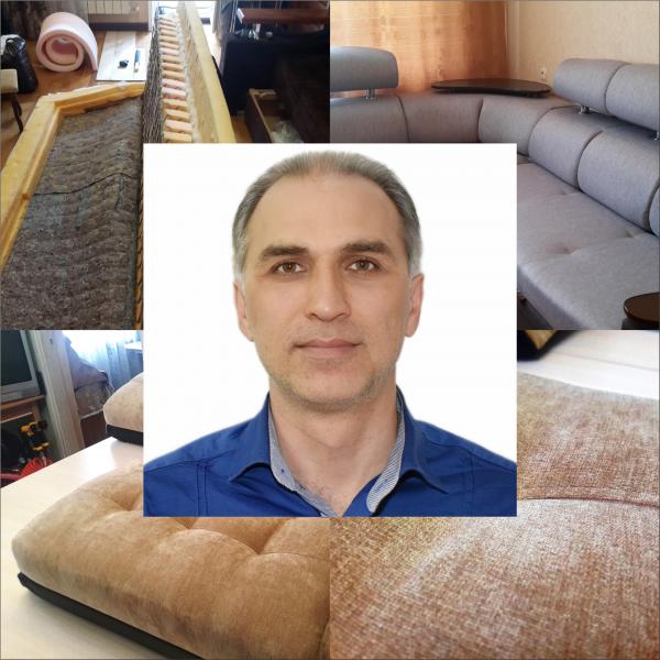 Назир:  Назир Хажкасимов, ремонт мебели мягкой на дому, Нальчик
