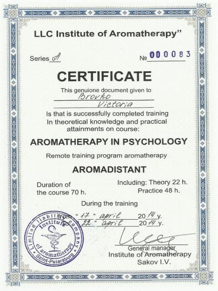 Аромадоктор:  Институт ароматерапии