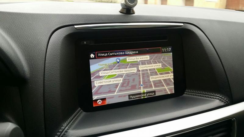Максим:  Навигация на Mazda сх-5