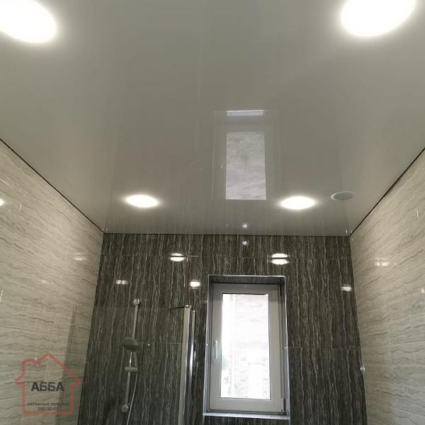 Рустем:  Натяжной потолок в ванную комнату