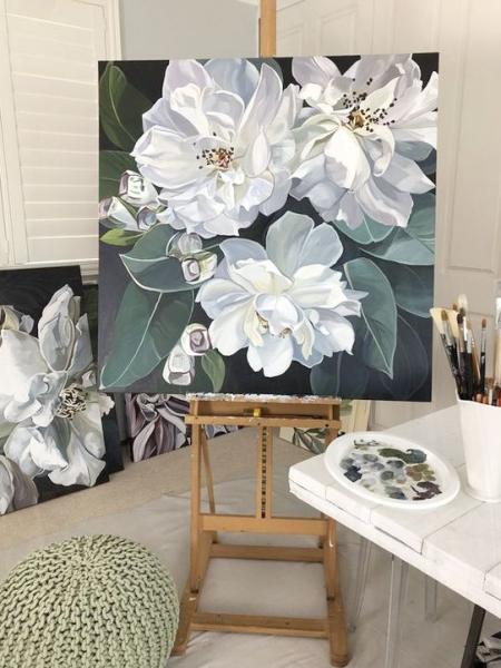 Марина:  Белые тюльпаны картины, украшающие дом