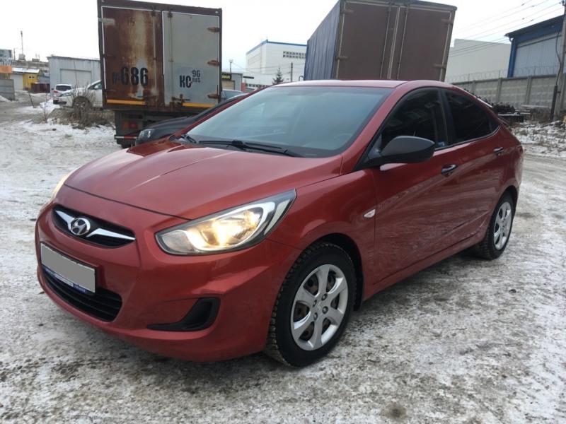 Аренда авто Хёндай Солярис ГБО (пропан) АКПП