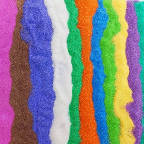 Ксения:  Цветной песок - разных цветов