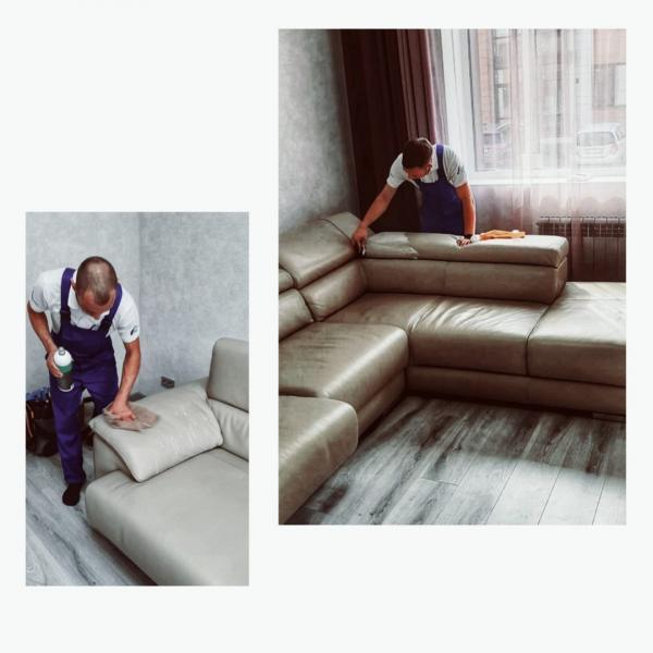 Альфред:  Химчистка мягкой мебели и ковров + сушка мебельным феном