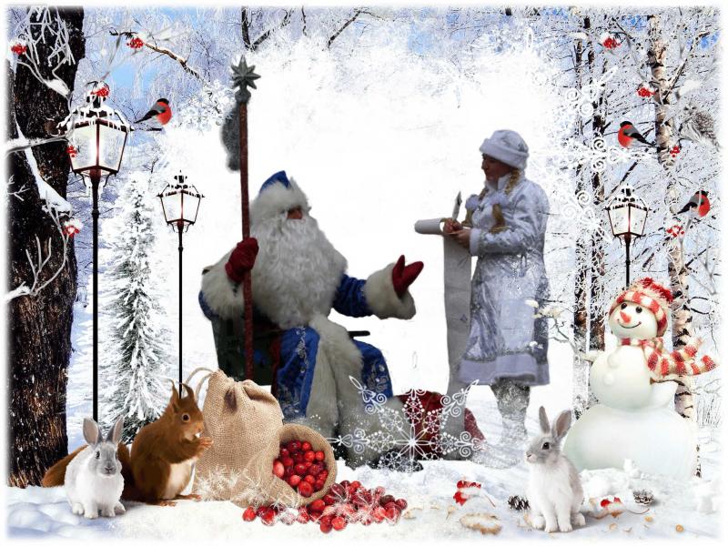 Олеся:  Дед Мороз и Снегурочка в Евпатории