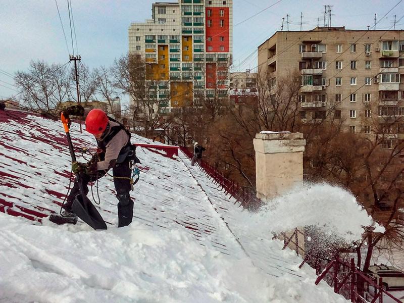 Николай:  Уборка снега с крыш и территории